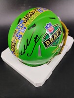 NFL - Patriots Will Campbell Signed NFL Draft Mini Helmet