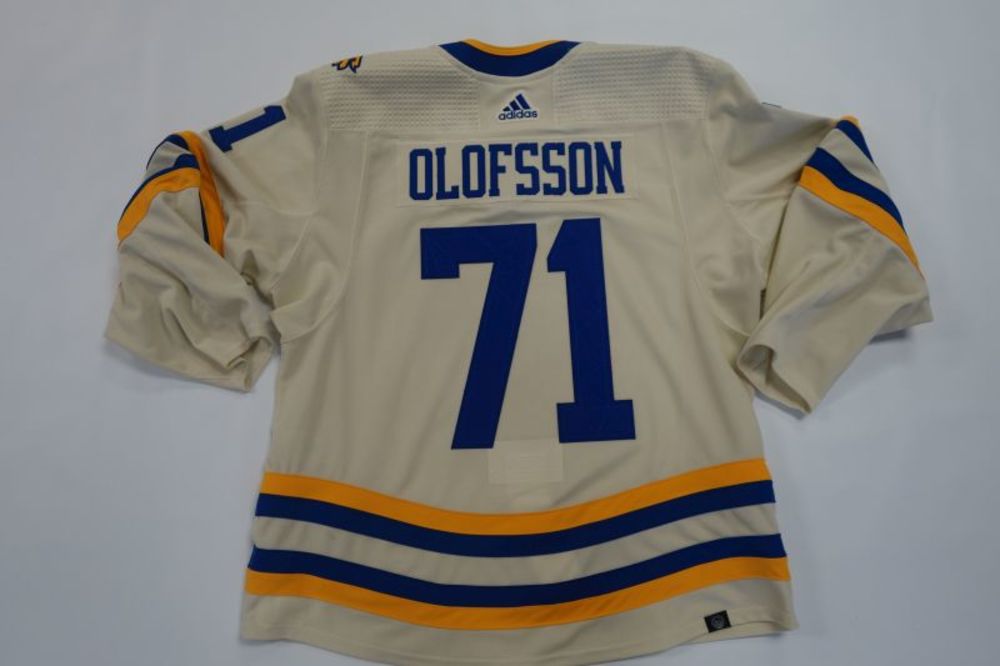 Victor Olofsson 2022 Buffalo Sabres Heritage Classic Jersey NHL Auctions