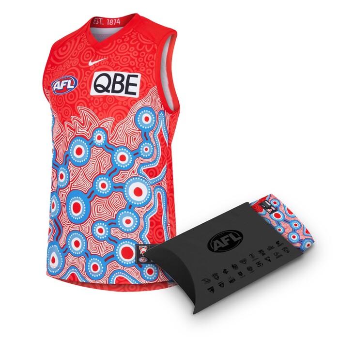Nick Blakey #22 Sydney Swans Match-Worn Indigenous Guernsey  