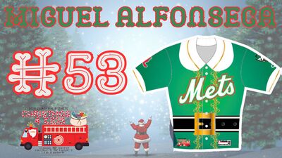 Christmas In July Jersey #53 Miguel Alfonseca