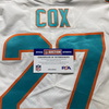 NFL - Dolphins Chandler Cox Game Cut Jersey Size 40