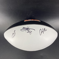 NFL - Chiefs Multi Sign Commemorative Super Bowl LIX Panel Ball Signed B...
