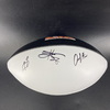 NFL - Chiefs Multi Sign Commemorative Super Bowl LIX Panel Ball Signed By Travis Kelce, Isaiah Pacheco Carson Wentz, and Others