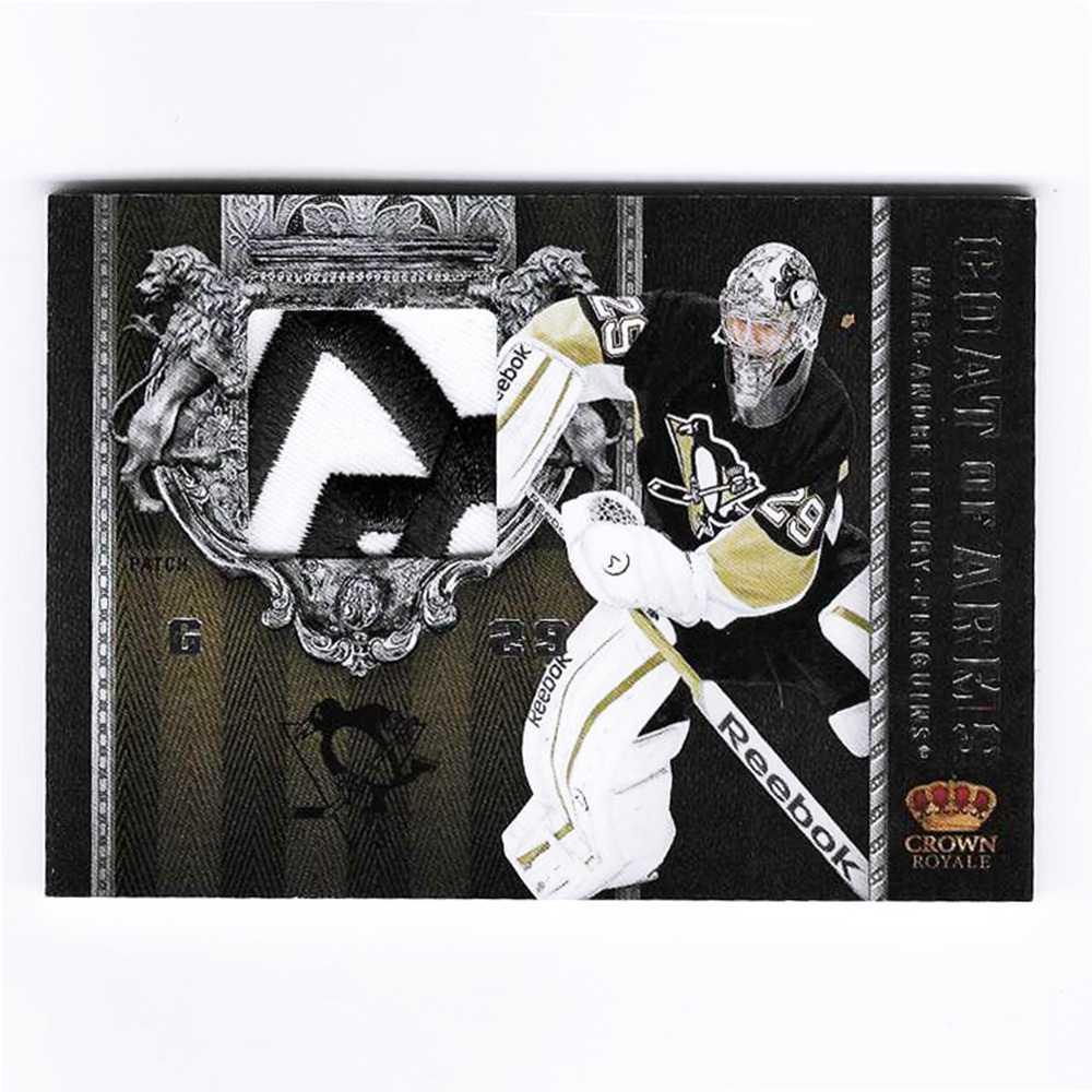 Marc-Andre Fleury  2011-12 Panini Crown Royale Coat of Arms Card