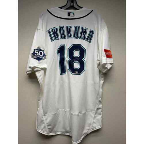 2017 Team Issued Spring Training Jersey - Hisashi Iwakuma - Size
