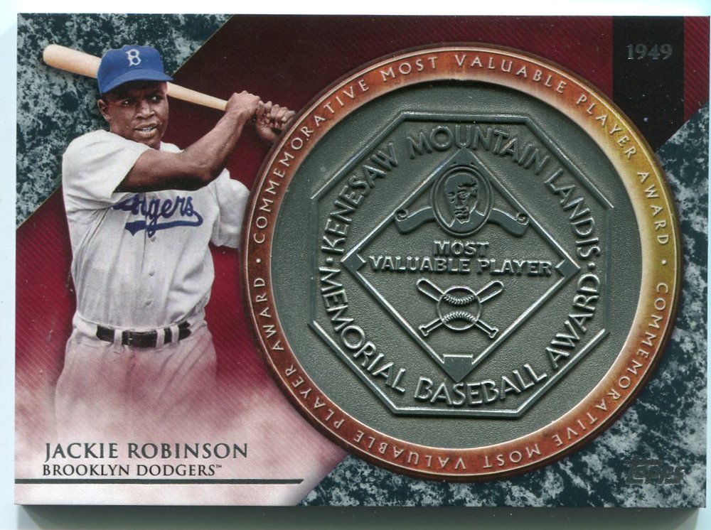 2017 Topps Update MVP Award Relics #MVPRJR Jackie Robinson