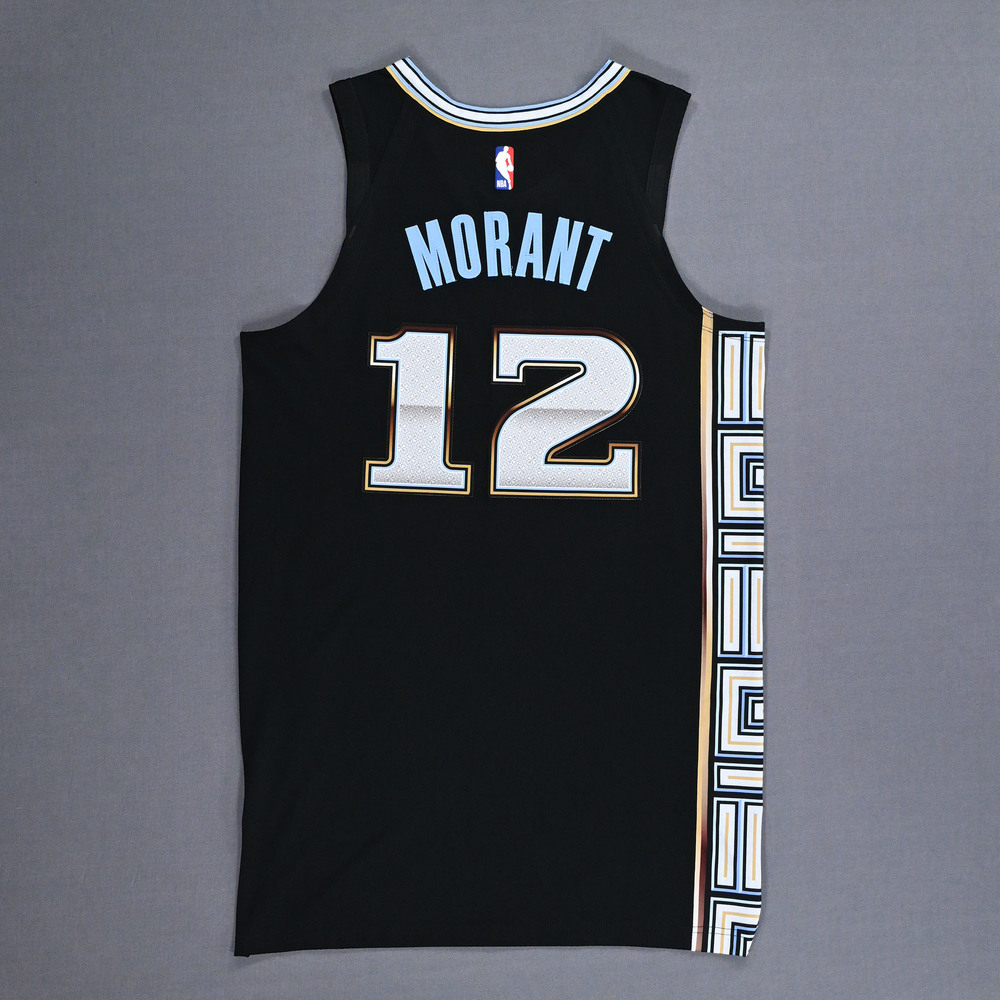 Ja Morant Memphis Grizzlies GameWorn City Edition Jersey