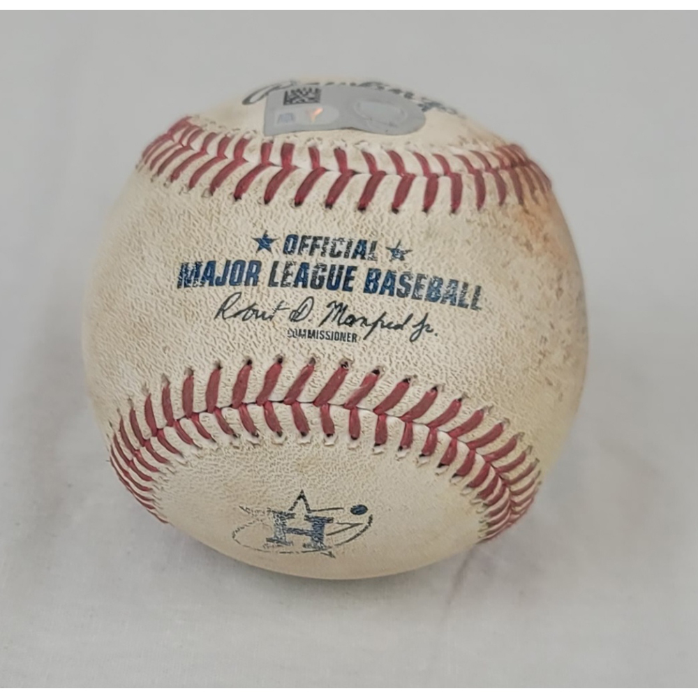 2024 GameUsed Baseball No Hitter. Pitcher Ronel Blanco, Batter