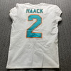 NFL - Dolphins Matt Haack Game Cut Jersey Size 40