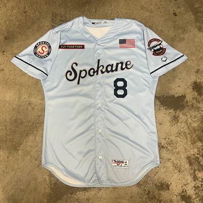 #47 (Size 48) Spokane Indians Operation Fly Together Jersey