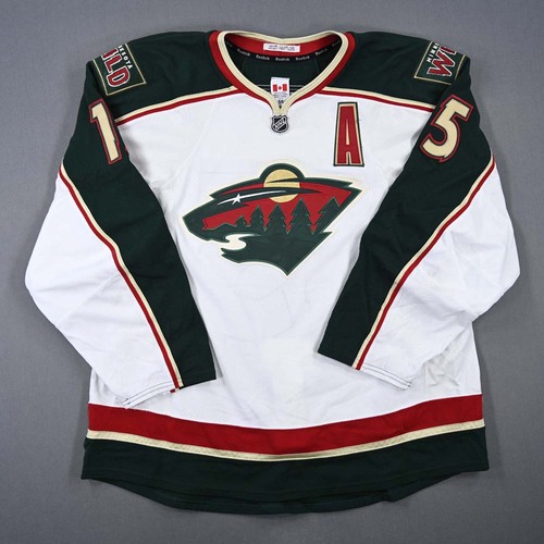 Image of Heatley, Dany - Minnesota Wild - Game-Worn White Set 2 w/A Jersey - 2011-12 NHL Season