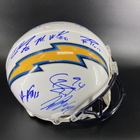 NFL - Chargers Multi Sign Proline Helmet Signed By Philip Rivers, Keenan...
