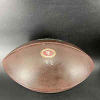 NFL - 49ers Super Bowl LIV Game Used Football 49ers Offense / Chiefs Def...