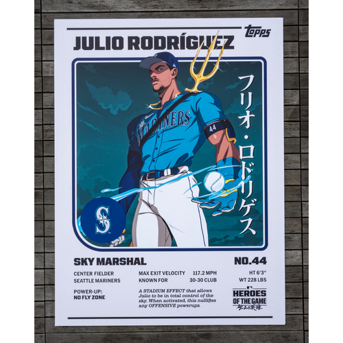 ゲームセンター・ゲームカード JULIO RODRIGUEZ Mariners Care Foundation: Julio Rodriguez 