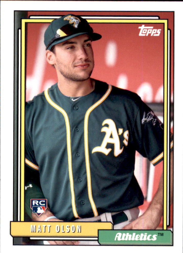 2017 Topps Archives #242 Matt Olson -- Rookie Card