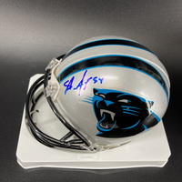 Panthers - Shaq Thompson Signed Mini Helmet