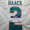 NFL - Dolphins Matt Haack Game Cut Jersey Size 40