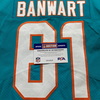 NFL - Dolphins Cole Banwart Game Cut Jersey Size 44