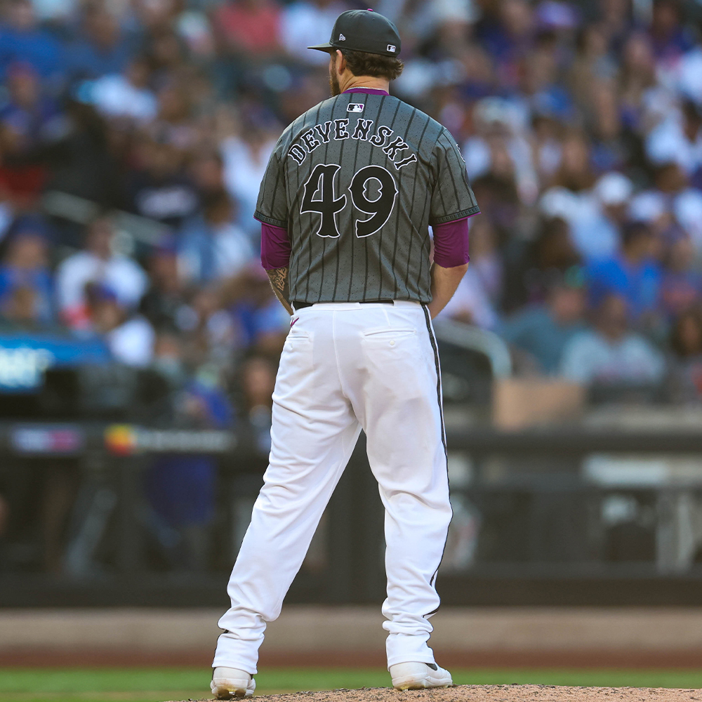 Chris Devenski #49 - Game-Used City Connect Jersey - Authenticated