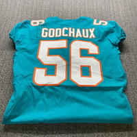 NFL - Dolphins Davon Godcheaux Game Cut Jersey Size 46