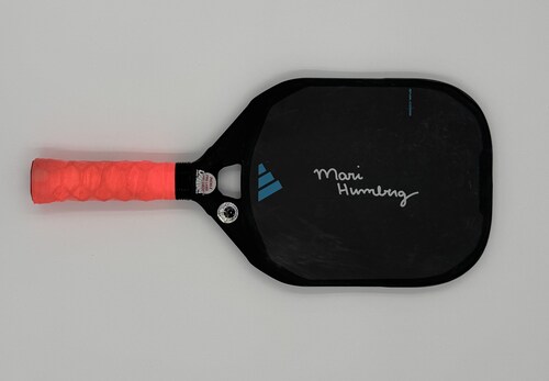 Photo of Mari Humberg Match Used Signed Paddle