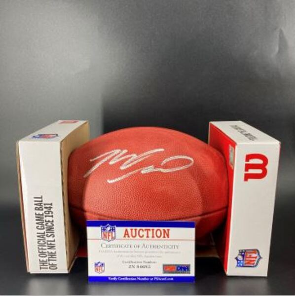 NFL - Panthers Matt Corral Signed Authentic Football