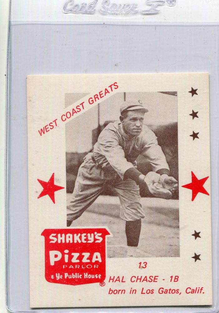 1975 Shakey's Pizza #13 Hal Chase