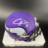 NFL - Vikings CJ Ham Signed Mini Helmet