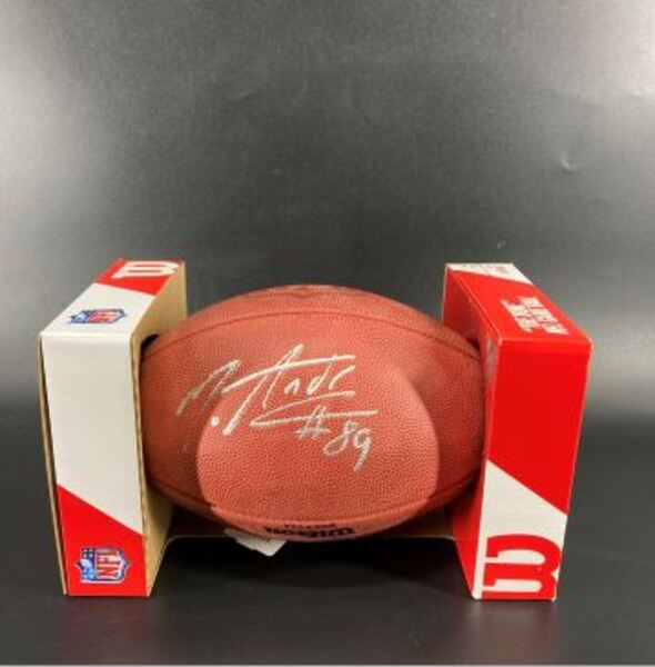 NFL - Ravens Mark Andrews Signed Authentic Football with Pro Bowl Logo