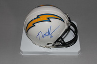 Chargers - Tyrell Williams signed Chargers mini helmet