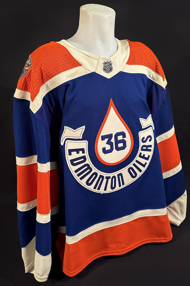 Jack Campbell 36 2023 NHL Heritage Classic Edmonton Oilers Official