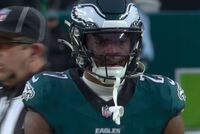 Red Cross - Eagles Quinyon Mitchell Game Worn Jersey 1.19.25 Divisional ...