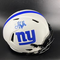 NFL - Giants Jalin Hyatt Signed Lunar Eclipse Authentic Speed Helmet