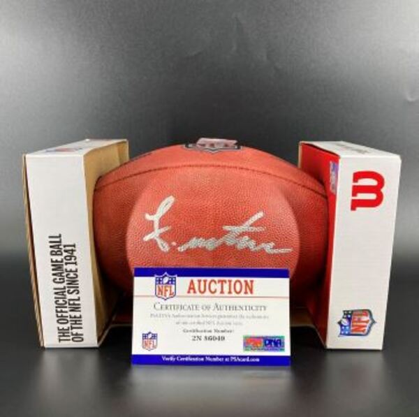 NFL - Texans John Metchie signed Authentic Football