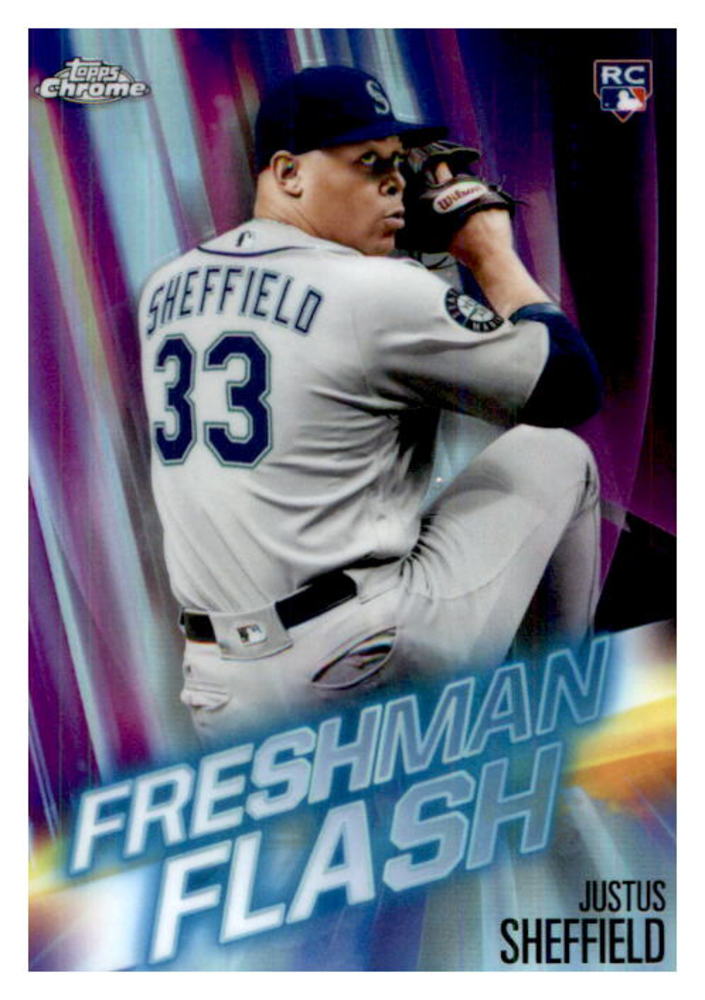 2019 Topps Chrome Freshman Flash #FF12 Justus Sheffield