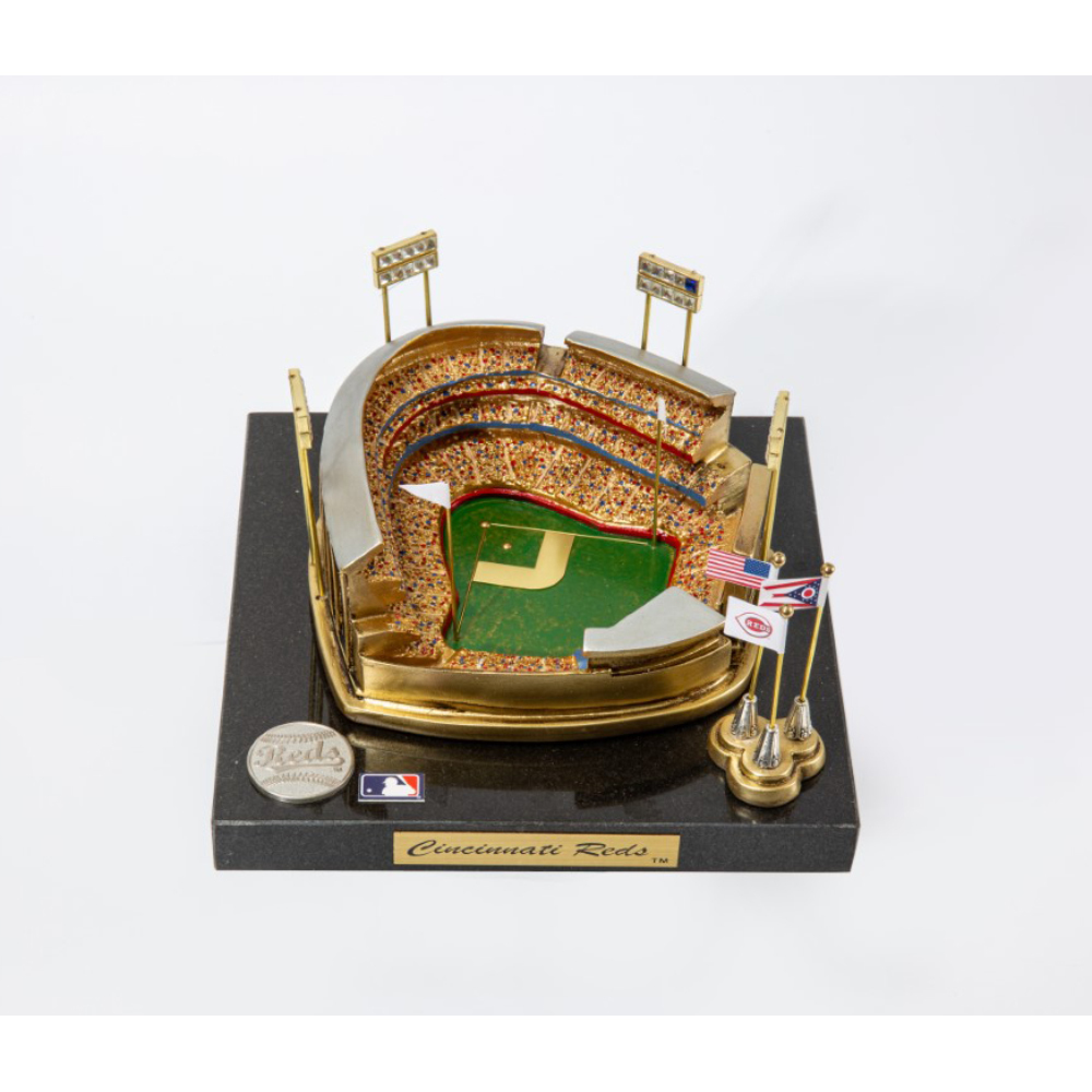 Miniature Architectural Sports Ballpark Recreation of Great American