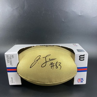 NFL - Commanders Jaylin Lane Signed Gold Composite Football