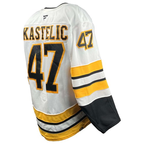 Photo of Game-Used 2025-2026 Season Away Hockey Jersey - Set 1A - Mark Kastelic