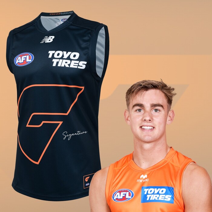 James Leake #30 GWS GIANTS 2025 Never Surrender Player Guernsey