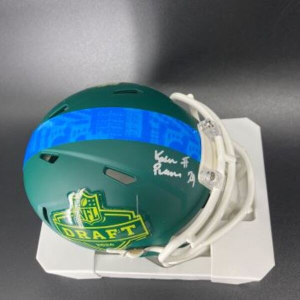 NFL - Dolphins Kadyn Proctor Signed NFL Draft Mini Helmet