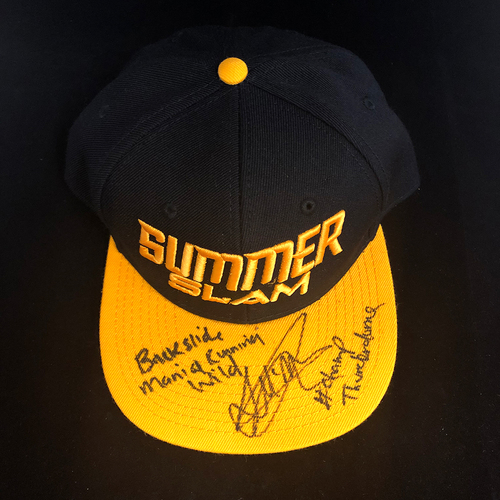 Drew McIntyre SIGNED SummerSlam Winners Series Hat