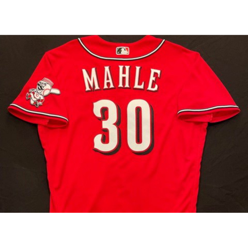 Tyler Mahle -- 2021 Los Rojos Jersey -- Game Used from Sept 24 -- Size: 46