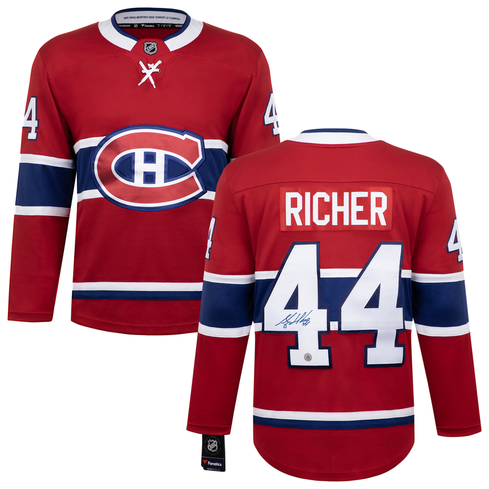 Stephane Richer Autographed Montreal Canadiens Fanatics Breakaway Jersey