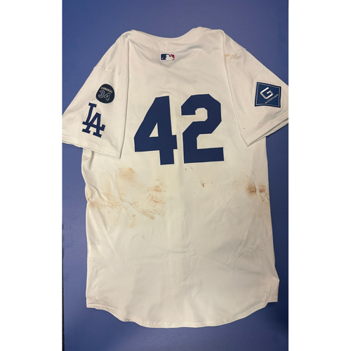 2025 42 Jackie Robinson Day Game-Worn Michael Conforto Jersey