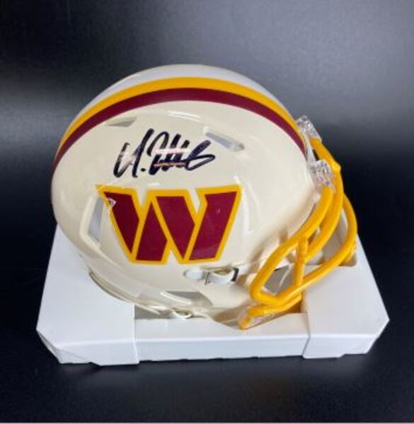 NFL - Commanders Antonio Williams Signed Retro Mini Helmet