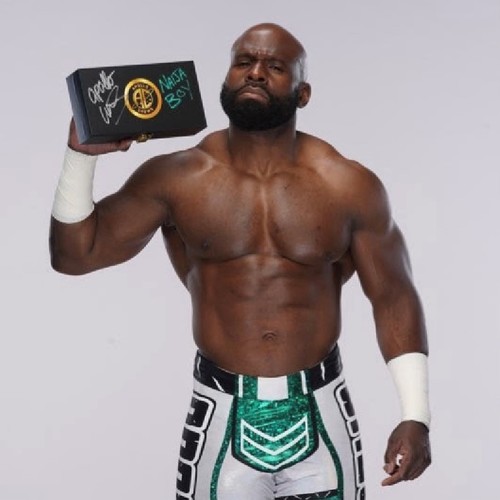Apollo Crews SIGNED Championship Replica Side Plate Box Set