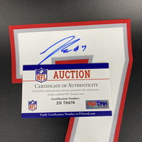 NFL - Patriots Jake Bailey Signed Jersey Number