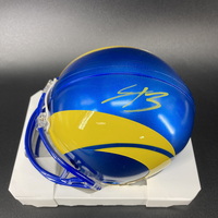 NFL - Rams Stetson Bennett signed mini helmet