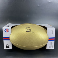 NFL - Seahawks Elijah Arroyo Signed Gold Composite Football