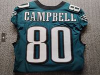 Red Cross - Eagles Parris Campbell Game Worn Jersey 1.19.25 Divisional P...